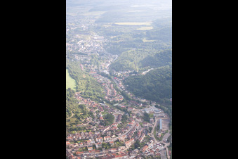 Ottange in the state Moselle, France from above