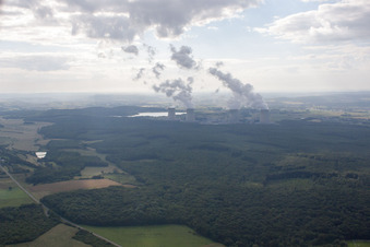 Central nucleus in Cattenom in the state Moselle, France