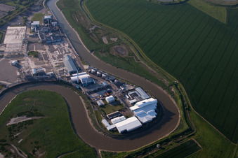 Great Stonar in the state England, Great Britain seen from above