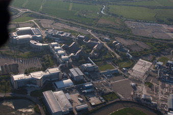 Bird's eye view of Great Stonar in the state England, Great Britain