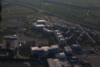 Great Stonar in the state England, Great Britain viewn from the air