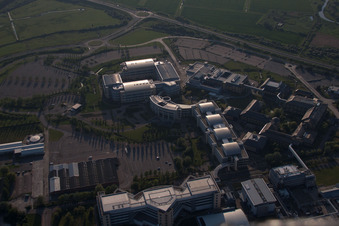 Great Stonar in the state England, Great Britain seen from a drone