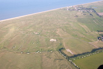 Oblique view of Great Stonar in the state England, Great Britain