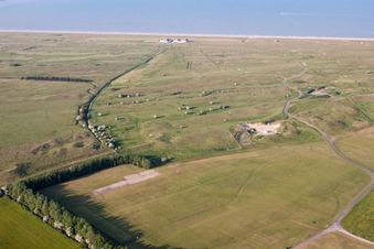 Great Stonar in the state England, Great Britain from the drone perspective
