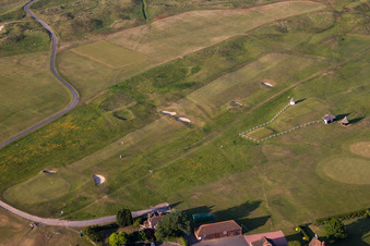 Aerial photograpy of Sandwich in the state England, Great Britain