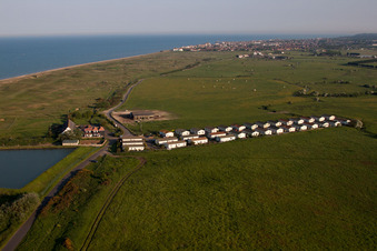 Aerial photograpy of Worth in the state England, Great Britain