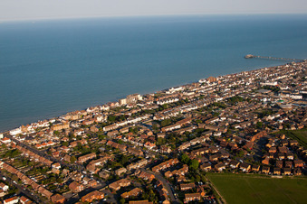Deal in the state England, Great Britain seen from above