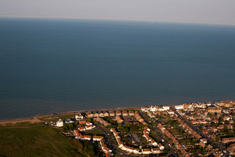 Bird's eye view of Deal in the state England, Great Britain