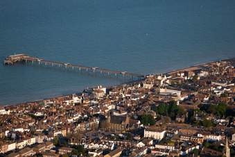 Deal in the state England, Great Britain from a drone