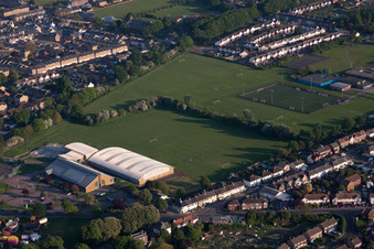 Deal in the state England, Great Britain seen from above
