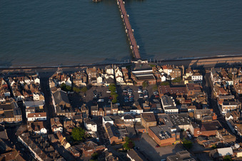 Bird's eye view of Deal in the state England, Great Britain