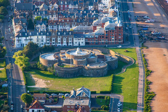 Deal in the state England, Great Britain seen from above