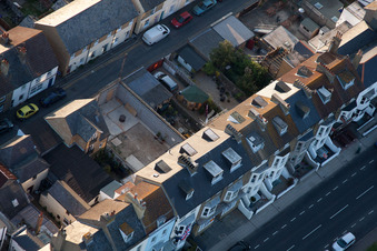 Deal in the state England, Great Britain seen from a drone