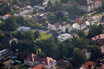 Aerial view of Eichendorffstr in Kandel in the state Rhineland-Palatinate, Germany