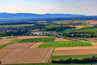 Geothermal plant of Pfalzwerke geofuture GmbH at Insheim on the A65 in Insheim in the state Rhineland-Palatinate, Germany