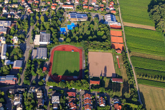 Sports field BZA of SpVgg 1920 Bad Bergzabern eV in Bad Bergzabern in the state Rhineland-Palatinate, Germany
