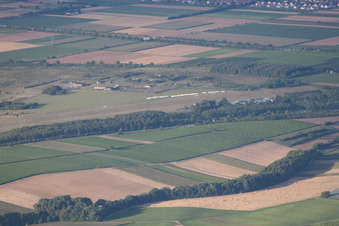 Ebenberg gliding site in Landau in der Pfalz in the state Rhineland-Palatinate, Germany