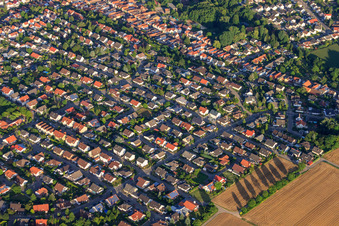 Aerial view of On Herrenweg in Herxheim bei Landau in the state Rhineland-Palatinate, Germany