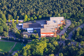 Furniture Gilb in Herxheim bei Landau in the state Rhineland-Palatinate, Germany from above
