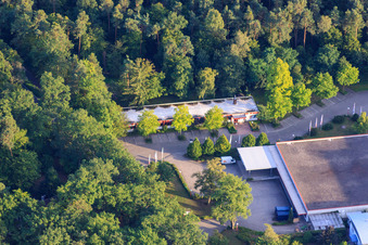 Furniture Gilb in Herxheim bei Landau in the state Rhineland-Palatinate, Germany out of the air