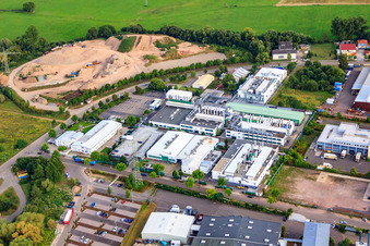 Oblique view of APL Automotive Testing Technology Landau GmbH in Landau in der Pfalz in the state Rhineland-Palatinate, Germany