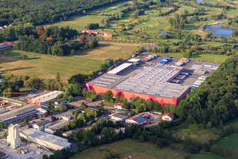 HORNBACH Logistics Center Essingen I in the district Dreihof in Essingen in the state Rhineland-Palatinate, Germany
