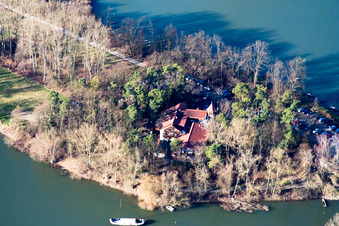 Linkenheim, Rott Island in Linkenheim-Hochstetten in the state Baden-Wuerttemberg, Germany