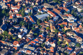 St. Bartholomew in Sandhausen in the state Baden-Wuerttemberg, Germany