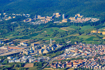 Cement plant Leimen of Heidelberg Materials in Leimen in the state Baden-Wuerttemberg, Germany