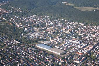 Drone recording of District Rohrbach in Heidelberg in the state Baden-Wuerttemberg, Germany