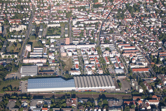 District Rohrbach in Heidelberg in the state Baden-Wuerttemberg, Germany seen from a drone