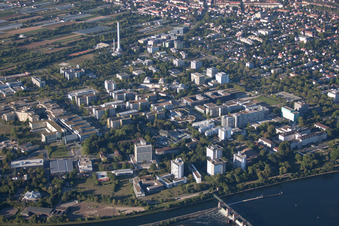 Campus buildings of the university Heidelberg in the Neuenheimer Feld in Heidelberg in the state Baden-Wurttemberg