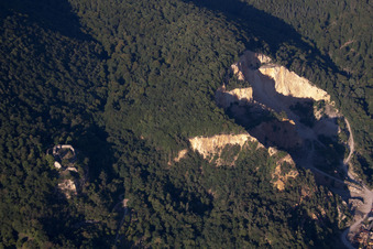 Dossenheim in the state Baden-Wuerttemberg, Germany from the plane