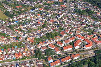 Pater-Bruno-Moos-Straße and Rübenstr in the district Sondernheim in Germersheim in the state Rhineland-Palatinate, Germany