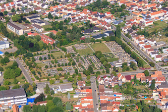 Rülzheim Cemetery in Rülzheim in the state Rhineland-Palatinate, Germany