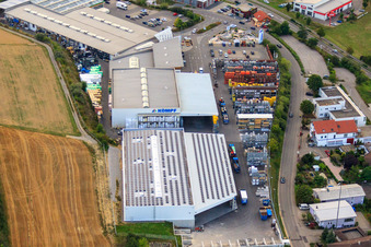 Kömpf Construction Center GmbH in Calw in the state Baden-Wuerttemberg, Germany out of the air