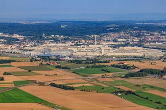 Mercedes-Benz plant Sindelfingen in Sindelfingen in the state Baden-Wuerttemberg, Germany