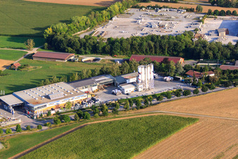 Aerial photograpy of KÖMPF Baufachmarkt GmbH in the district Darmsheim in Sindelfingen in the state Baden-Wuerttemberg, Germany