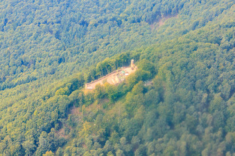 Rietburg Castle Ruins Rietburg in Venningen in the state Rhineland-Palatinate, Germany