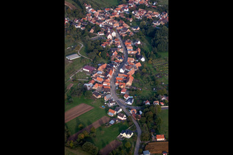 Village view in Gundershoffen in the state Bas-Rhin, France