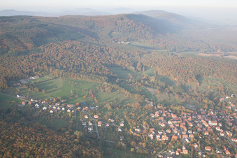 Preuschdorf in the state Bas-Rhin, France out of the air