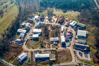 Mittelwegring industrial area in Jockgrim in the state Rhineland-Palatinate, Germany