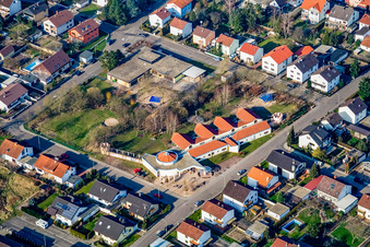 Danzigerstraße Marienstraße Kindergarten Albertino and Schwalbennest in Jockgrim in the state Rhineland-Palatinate, Germany