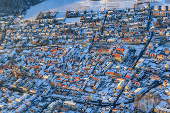 Weinstraße and Marktstr in Bad Bergzabern in the state Rhineland-Palatinate, Germany