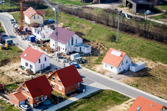 New development area NO, Hoffmann in the district Schaidt in Wörth am Rhein in the state Rhineland-Palatinate, Germany