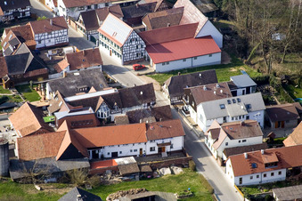 Main Street in Dierbach in the state Rhineland-Palatinate, Germany