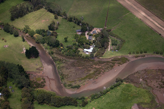 District Preece Point in Coromandel in the state Waikato, New Zealand out of the air