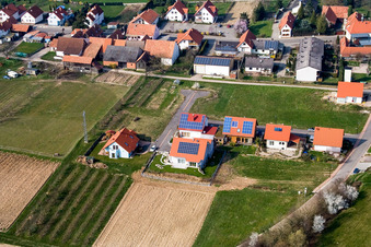 Oblique view of At Narrenberg in Hergersweiler in the state Rhineland-Palatinate, Germany