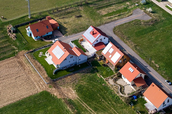 Bird's eye view of At Narrenberg in Hergersweiler in the state Rhineland-Palatinate, Germany