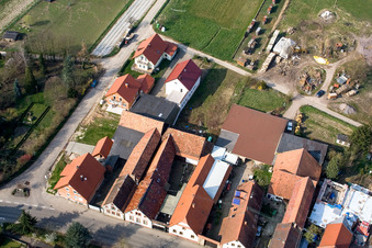 Billigheimer Way in Hergersweiler in the state Rhineland-Palatinate, Germany